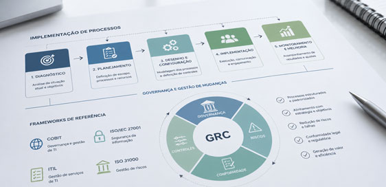 Implementação de Processos e Frameworks de TIC e GRC